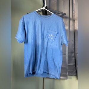 Guy Harvey Blue Short Sleeve Tee Classic Crew Neck